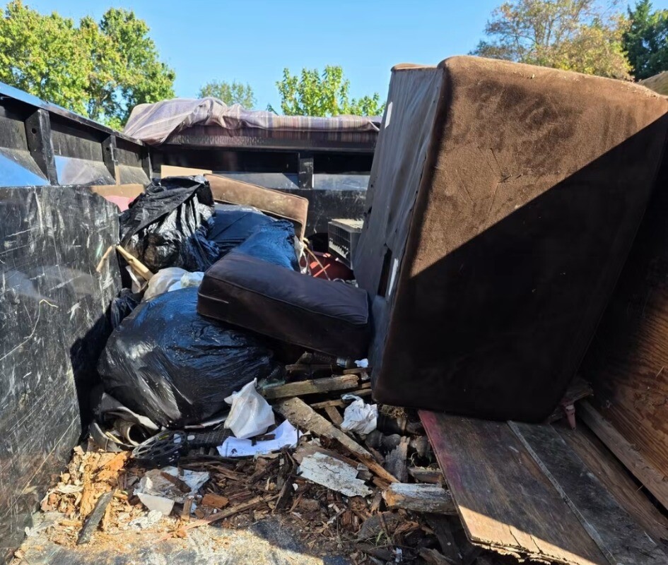 Outdoor furniture and household debris removed in Aberdeen Maryland