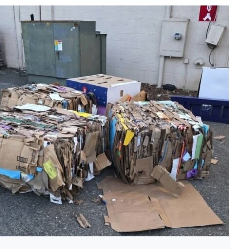 Commercial cardboard and packaging removed in Chestertown Maryland