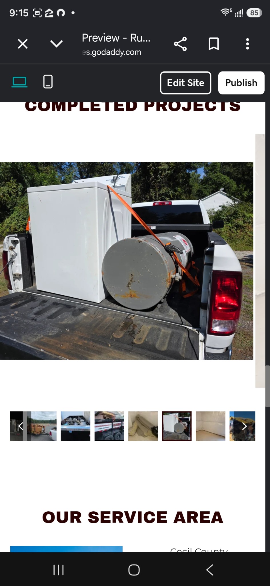 Appliance and water-heater removal by Rubbish