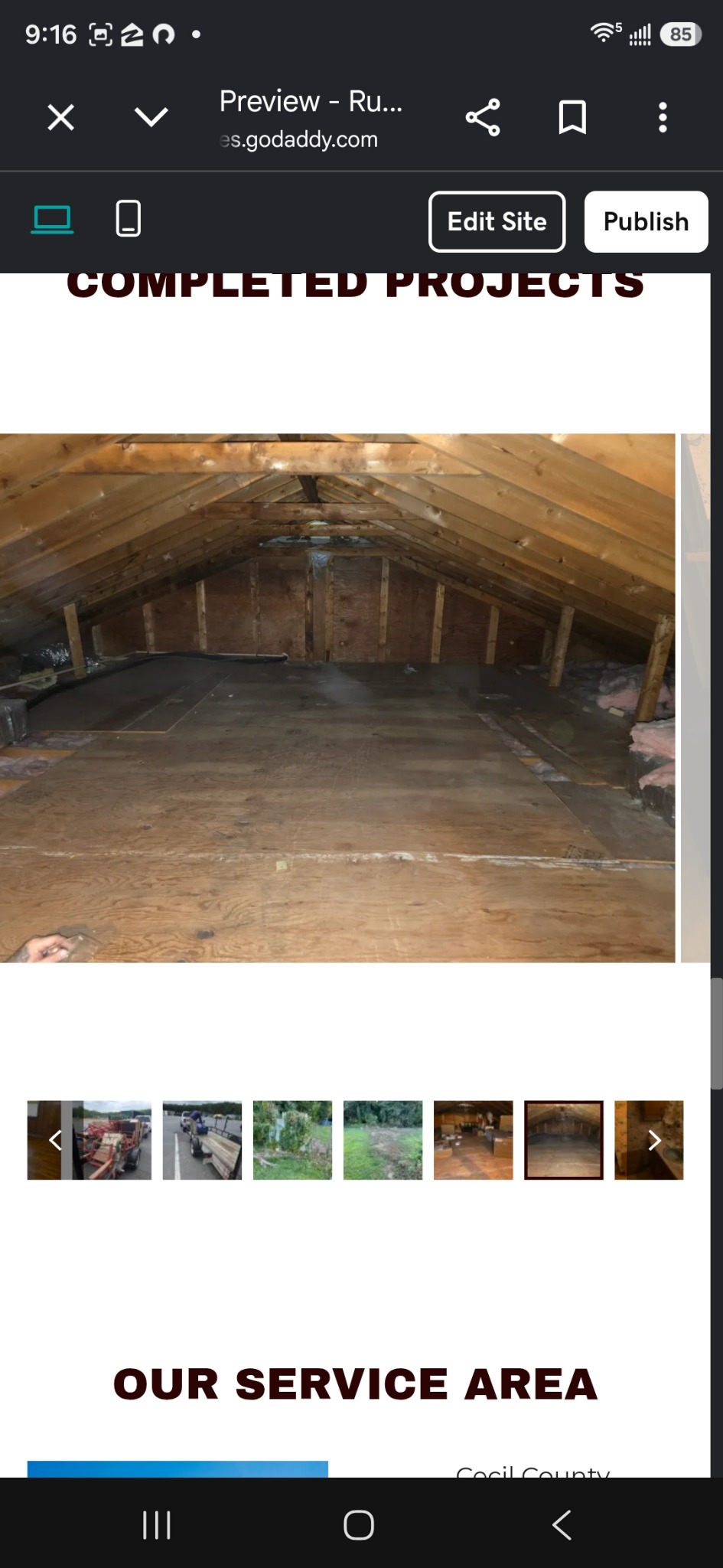 Attic cleared by Rubbish